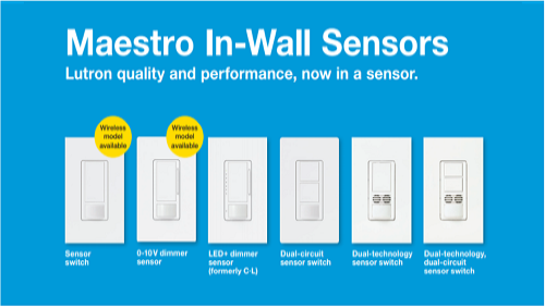 Maestro In_Wall Sensors