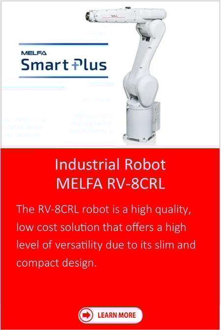 MITSUBISHI ELECTRIC NDUSTRIAL ROBOT MELFA RV-8CRL 