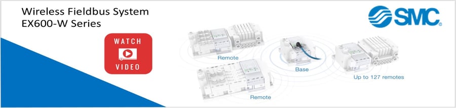 SMC Wireless Fieldbus System EX600-W Series
