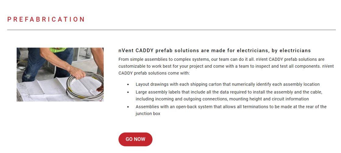 Caddy Prefabrication
