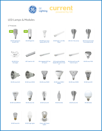 GE LED Lamps