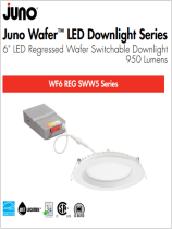 New Products JUNO  Wafer LED Regressed Switchable Downlight