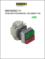 Square D Push Button 600VAC 10A 30MM T-KX
