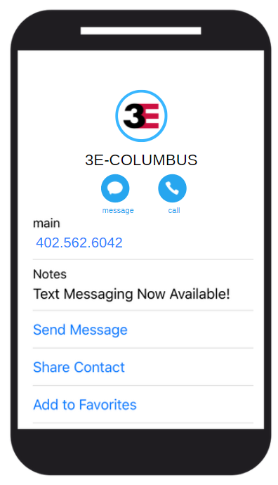 3E Texting Coliumbus